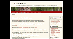 Desktop Screenshot of leena.de